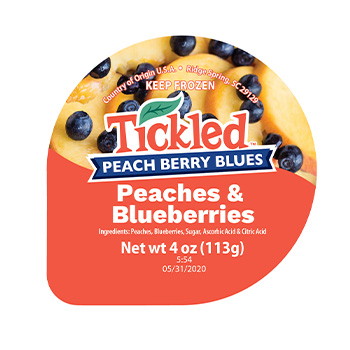 Product Peaches Blueberries Cup